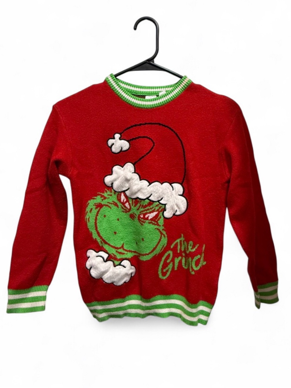 Isaac Mizrahi Red & Green Grinch Holiday Sweater